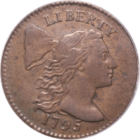 1795 Liberty Cap Large Cent (1c) Plain Edge OGH Obverse Image