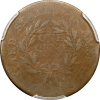 1795 Liberty Cap Large Cent (1c) Plain Edge REVERSE Image