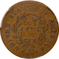 1795 Liberty Cap Large Cent (1c) Plain Edge Reverse Image