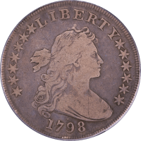 1798 Draped Bust Dollar ($1) BB-102 Obverse Image