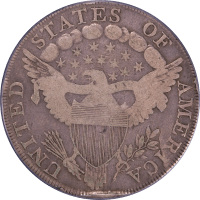 1798 Draped Bust Dollar ($1) BB-102 Reverse Image
