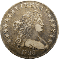 1798 Draped Bust Dollar ($1) BB-118  Obverse Image