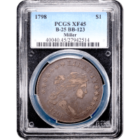 1798 Draped Bust Dollar ($1) BB-123 SLAB Image
