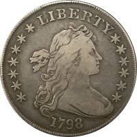 1798 Draped Bust Dollar ($1) Large Eagle Obverse Image