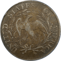 1798 Draped Bust Dollar ($1) Small Eagle, 13 Stars REVERSE Image