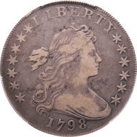 1798 Large Eagle Draped Bust Dollar ($1) Obverse Image