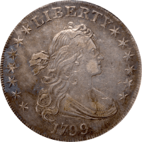 1799 Draped Bust Dollar ($1) Obverse Image