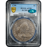 1799 Draped Bust Dollar ($1) BB-162 SLAB Image