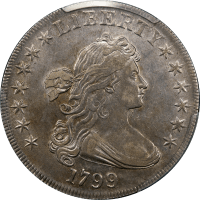 1799 Draped Bust Dollar ($1) BB-162 OBVERSE Image