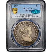 1799 Draped Bust Dollar ($1) BB-169 SLAB Image