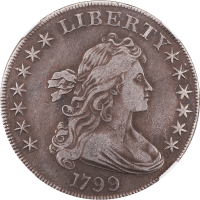 1799 Draped Bust Dollar ($1) Obverse Image