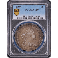 1799 Draped Bust Dollar ($1) Obverse Slab Image