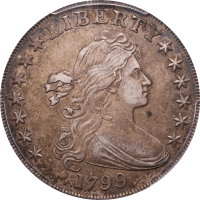 1799 Draped Bust Dollar ($1) Obverse Image