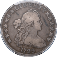 1799 Draped Bust Dollar ($1) Obverse Image
