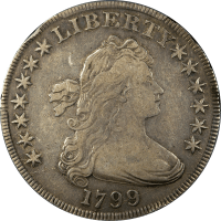 1799 Draped Bust Dollar ($1) Obverse Image