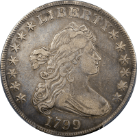 1799 Draped Bust Dollar ($1) Obverse Image