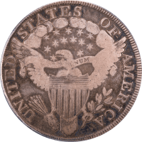 1799/8 Draped Bust Dollar ($1) 15 Reverse Stars Reverse Image