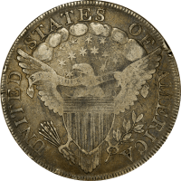 1799/8 Draped Bust Dollar ($1) B-3 15 Reverse Stars REVERSE Image
