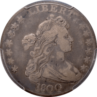 1800 Draped Bust Dollar ($1) 12 Arrows Obverse Image