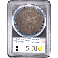 1800 Draped Bust Dollar ($1) 12 Arrows Reverse Slab Image
