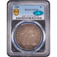 1800 Draped Bust Dollar ($1) Obverse Slab Image