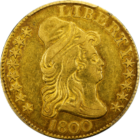 1800 Draped Bust Gold Half Eagle ($5) OBVERSE Image