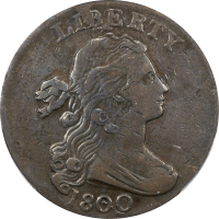 1800 Draped Bust Large Cent (1c) S-197 Obverse Image