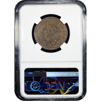 1800 Draped Bust Large Cent (1c) S-205 Reverse Slab Image