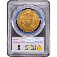 1800 Turban Head Gold Eagle ($10) Reverse Slab Image