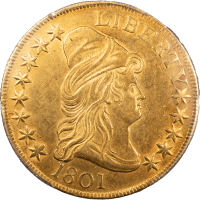 1801 Turban Gold Eagle ($10) Obverse Image