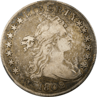 1802 Draped Bust Dollar ($1) Wide Date Obverse Image
