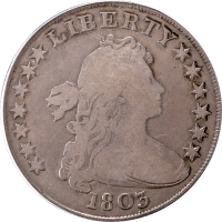 1803 Draped Bust Dollar ($1) Large 3 Obverse Image