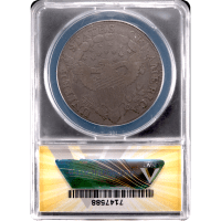 1803 Draped Bust Dollar ($1) Large 3 Reverse Slab Image