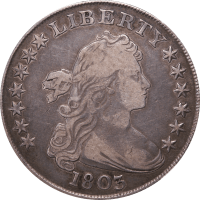 1803 Draped Bust Dollar ($1) Large 3 Obverse Image