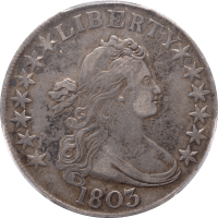 1803 Large 3 Draped Bust Half Dollar (50c) Obverse Image