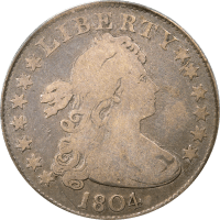 1804 Draped Bust Quarter (25c) OGH Obverse Image