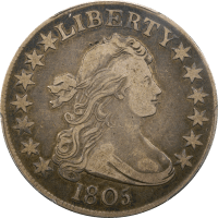 1805 Draped Bust Half Dollar (50c) O-111 Obverse Image
