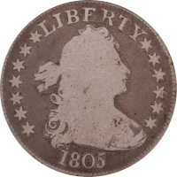 1805 Draped Bust Quarter (25c) Obverse Image