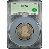 1805 Draped Bust Quarter (25c) SLAB Image