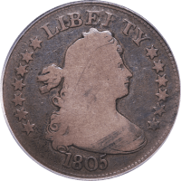 1805 Draped Bust Quarter (25c) Obverse Image