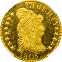1805 Turban Gold Half Eagle ($5) Obverse Image