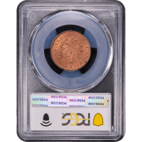 1806 Draped Bust Half Cent (1/2c) Large 6, Stems Reverse Slab Image
