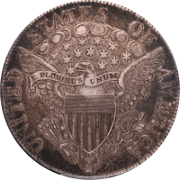 1806 Draped Bust Half Dollar (50c) Pointed 6 No Stem Reverse Image