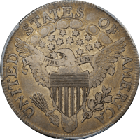 1806 Draped Bust Half Dollar (50c) Pointed 6, Stem REVERSE Image