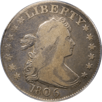 1806 Draped Bust Quarter (25c) Obverse Image