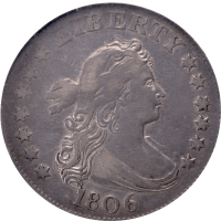 1806 Draped Bust Quarter (25c) B-9 Obverse Image