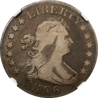 1806 Draped Bust Quarter (25c) Obverse Image