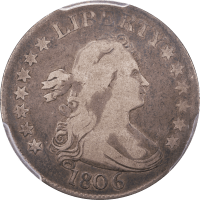 1806 Draped Bust Quarter (25c) Obverse Image