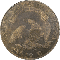 1807 Capped Bust Half Dollar (50c) Bearded Goddess  REVERSE Image