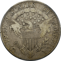 1807 Draped Bust Half Dollar (50c) REVERSE Image